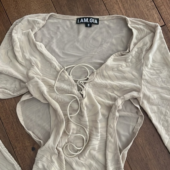 I.AM.GIA Nude Amina Mini Dress Size Small - Picture 9 of 10